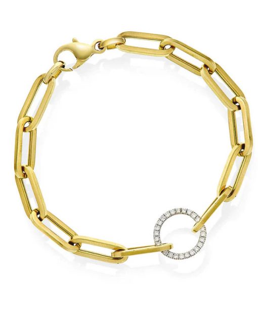 Armbånd i gull med 0,20ct WSI