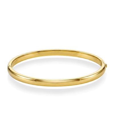 Frida Leonore - Rise classic bangle i forgylt stål