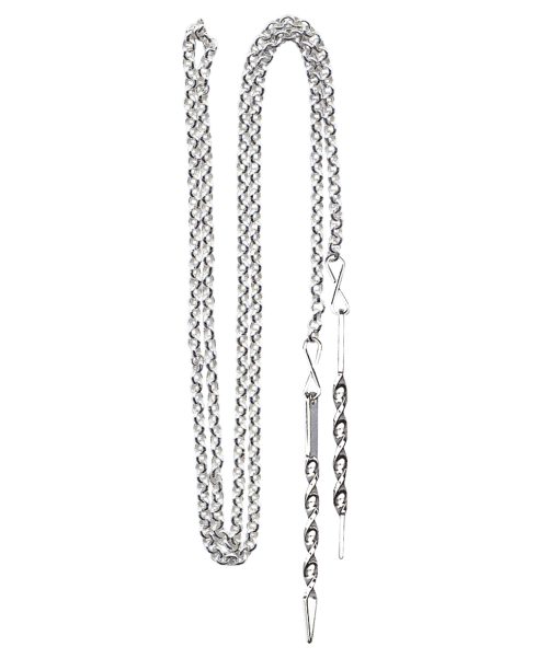 Kjede 1,1 m med spyd, kvit