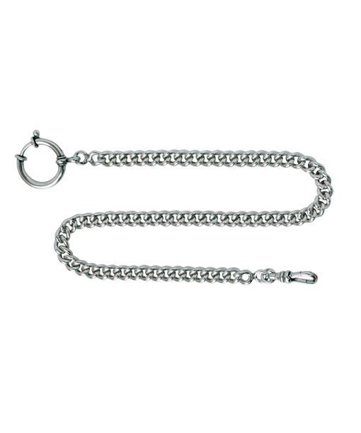 Klokkekjede 34 cm panser, oksidert