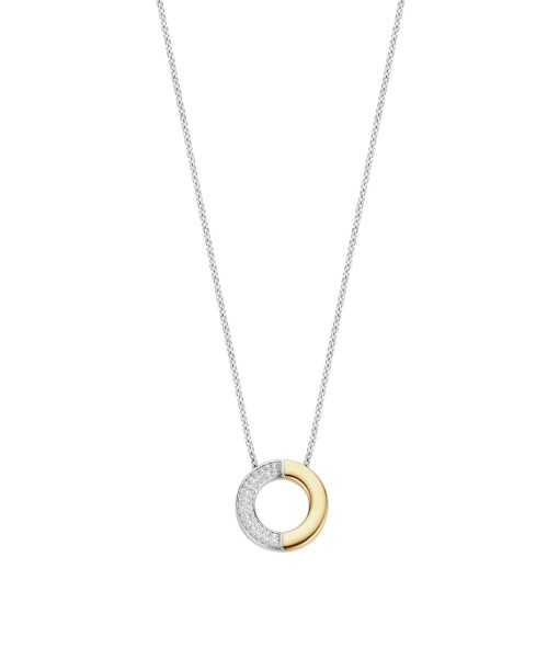 Ti Sento Contrast Zirconia Necklace