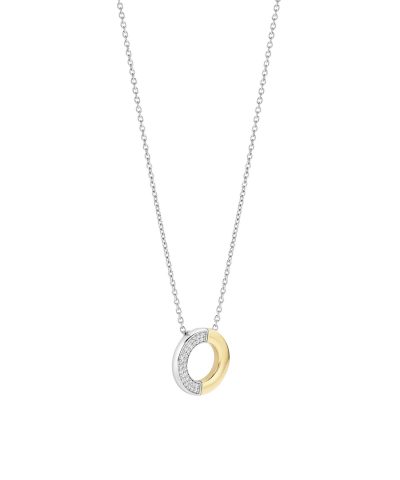 Alternative view of Ti Sento Contrast Zirconia Necklace