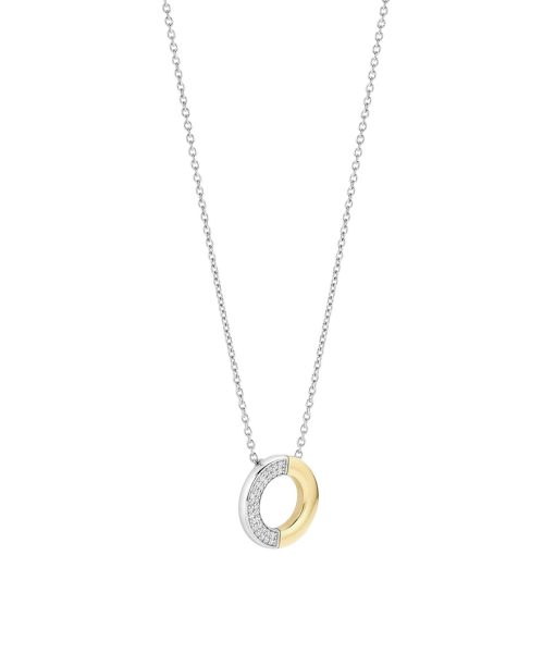 Alternative view of Ti Sento Contrast Zirconia Necklace