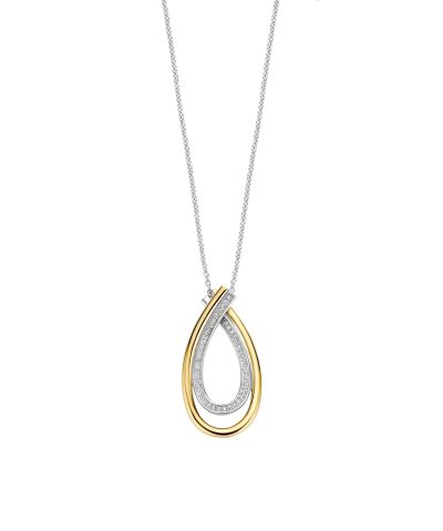 Ti Sento Organic Zirconia Necklace