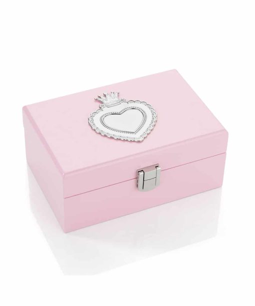 EIK Barn - Smykkeskrin i tre, med tinnhjerte