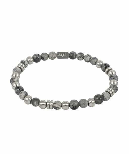 Arock Eddie armbånd stål grå