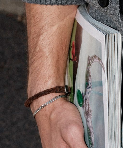 Alternative view of Arock Leo Armbånd i Stål - Gullforgylt,14K