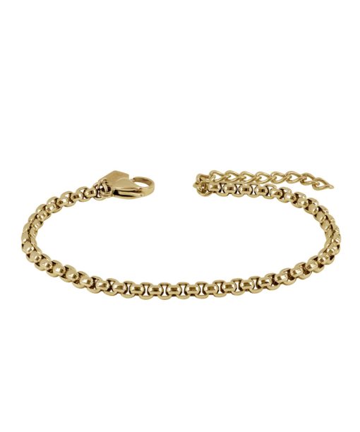 Arock Will Armbånd i Stål - Gullforgylt,14K