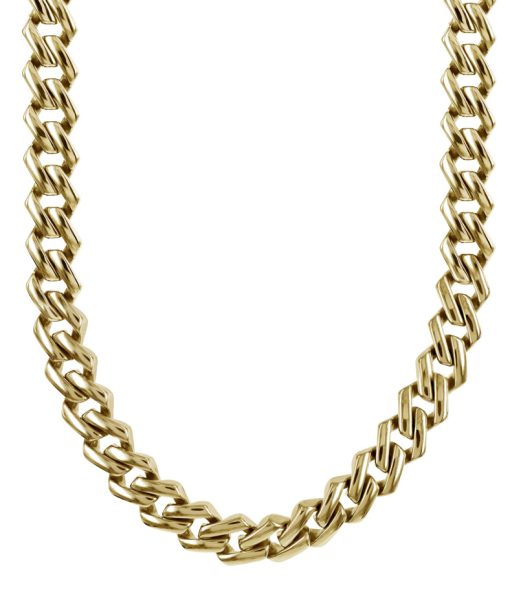 Arock Dexter Kjede i Stål - Gullforgylt