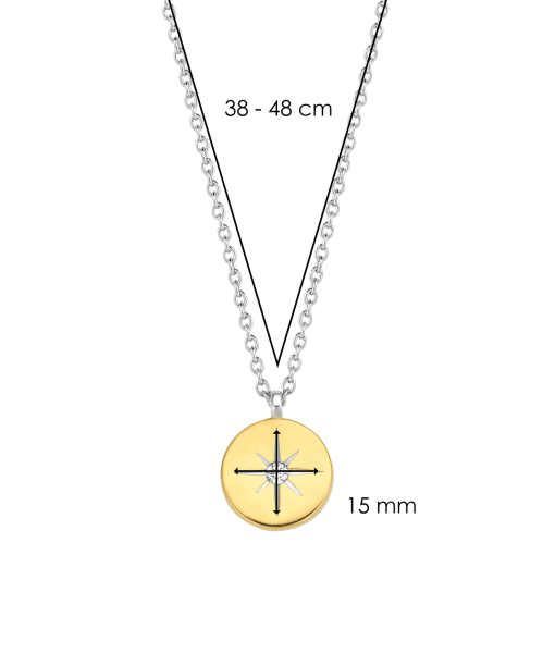 Alternative view of TI Sento - Milano Necklace Gilded 925S