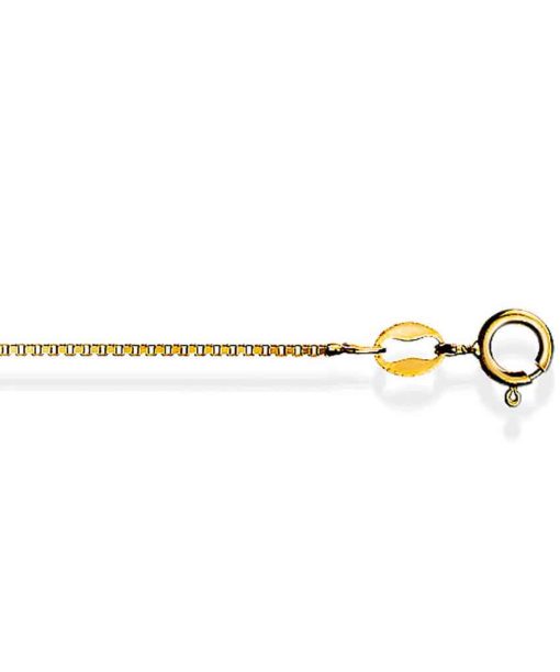Veneziansk kjede i sølv 1mm (45cm)