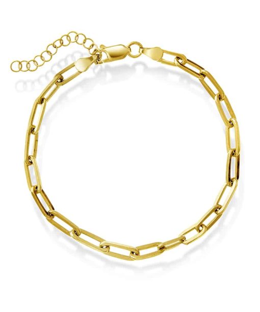 Armbånd i sølv 3,8 mm 20 cm