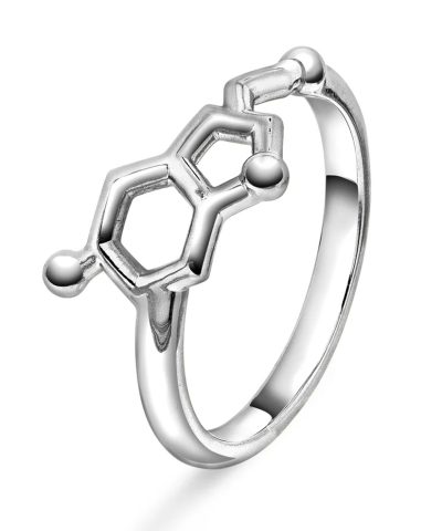Seratonin glede ring i sølv