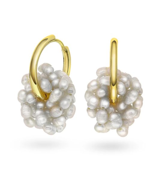 Sandra Lyng, Øreringer i forgylt sølv ferskvannsperler