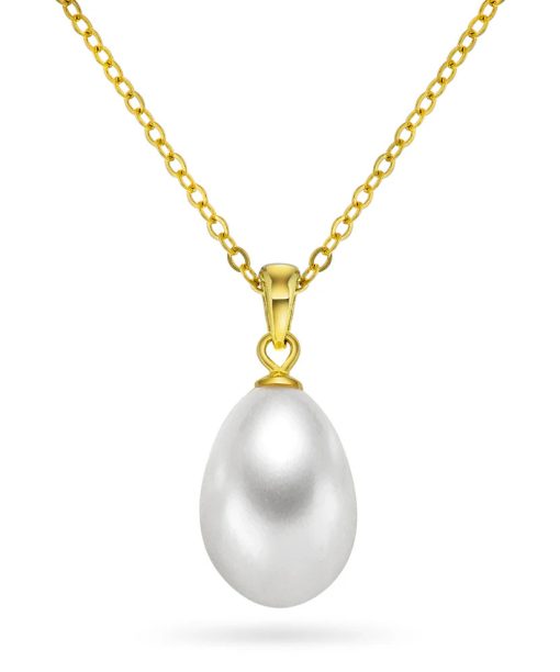 Sandra Lyng, Smykke i forgylt sølv - perledråpe