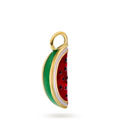 Melon Mood charm i 925 forgylt sølv