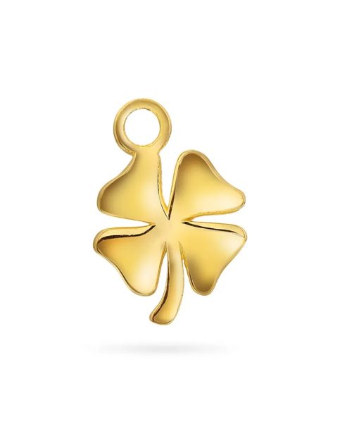 Lucky Me charm i 925 forgylt sølv