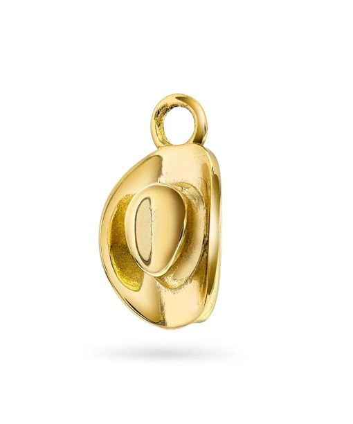 Yeehaw charm i 925 forgylt sølv