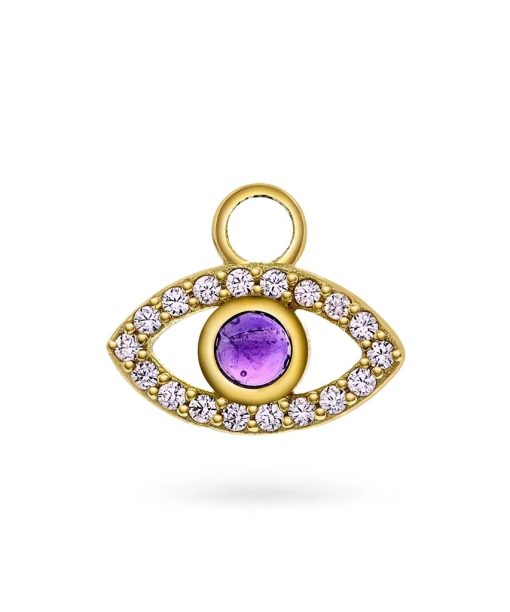 Eye Got You charm i 925 forgylt sølv