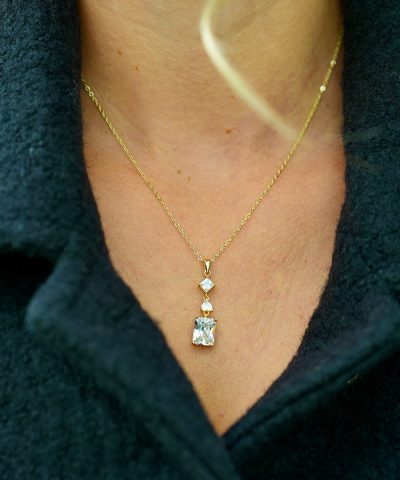 Alternative view of Pan Jewelry - Limelight smykke i 925 forgylt sølv