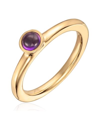 Lene Visholm Ring Ametyst 585
