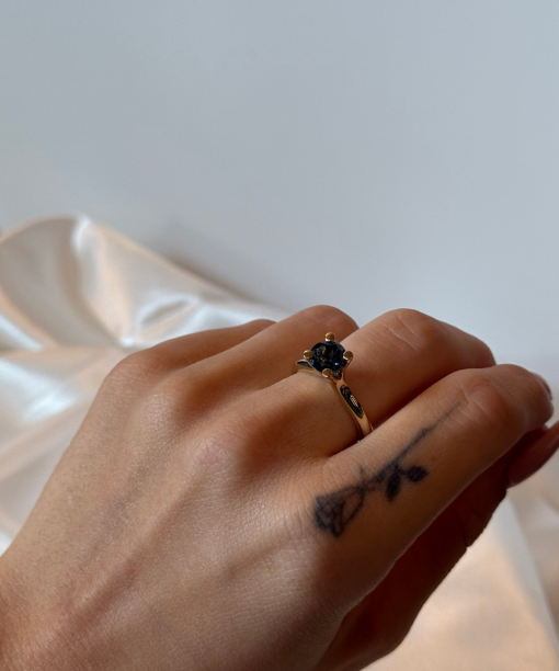 Alternative view of Lene Visholm Ring ametyst 585