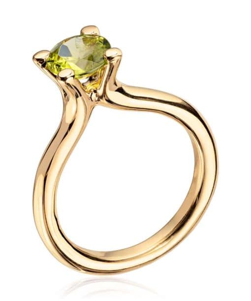 Visholm ring peridot 585