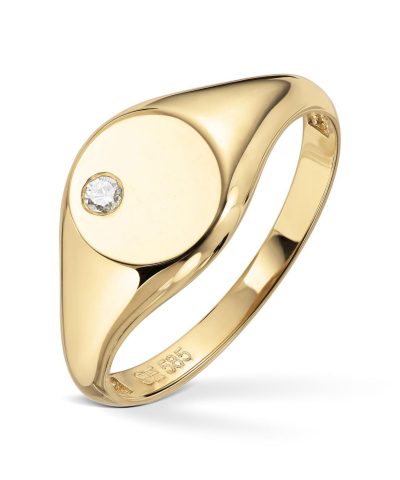 Signetring 0,03ct WSI