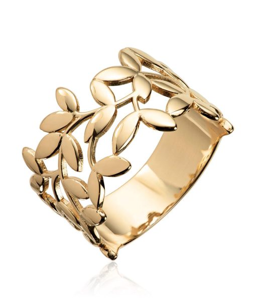 Ring Oliven kvist 585