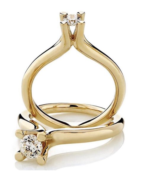 Visholm ring GG 0,50ct TWSI