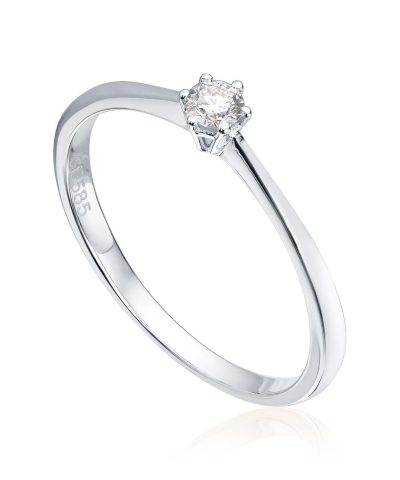 Ring med diamant HV 0,03ct TWSI