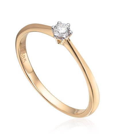 Ring med diamant GU 0,05ct TWSI