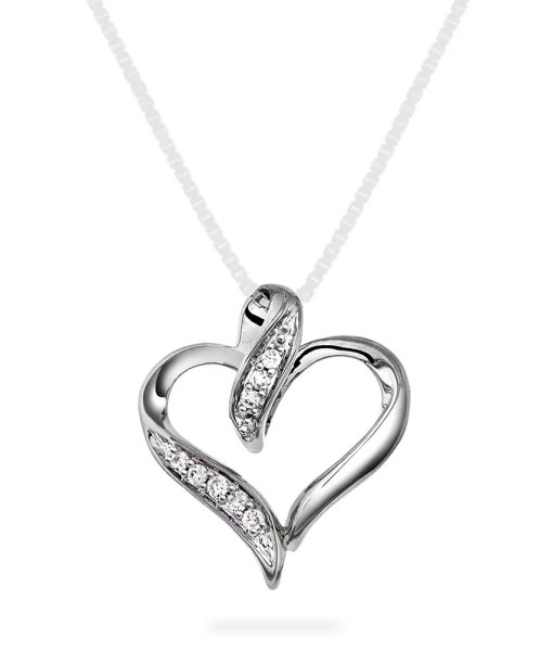 Anheng i gull med diamanter 0,05 ct WP1