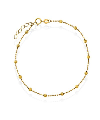 Pan Jewelry - Armbånd i gull med kuler
