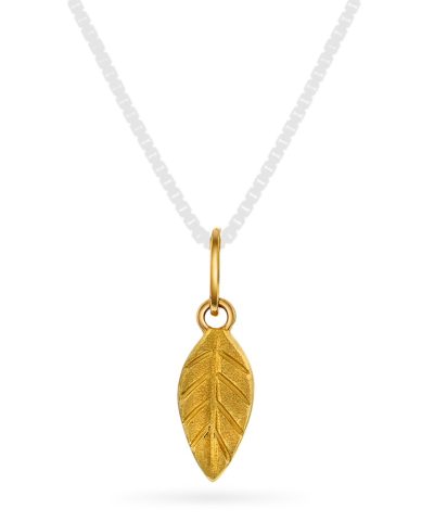 Pan Jewelry - Anheng i gull blad