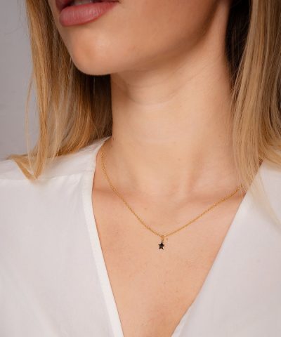 Alternative view of Pan Jewelry - Anheng i gull stjerne