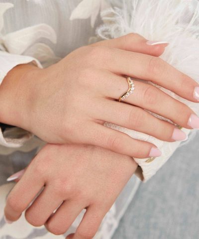 Alternative view of Pan Jewelry - Ring i gull med zirkonia