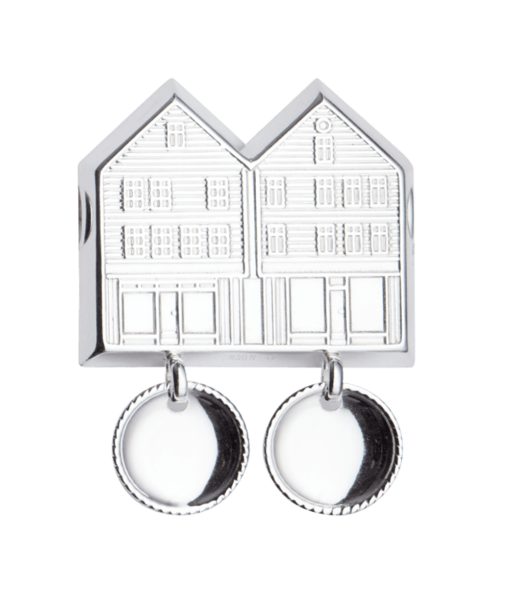 Beltestøl Bryggen med trådkantlauv, kvit