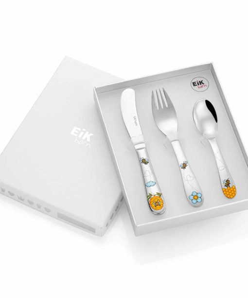 Alternative view of EIK Barn - Bizzi stålbestikk, 3 deler