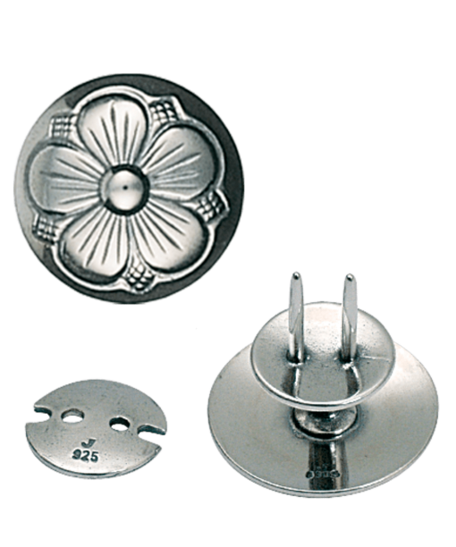 Knapp til kniv 17 mm, oksidert