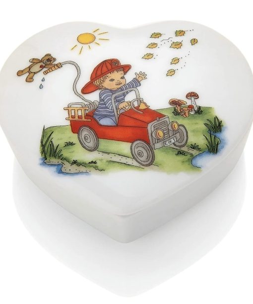 Alternative view of Eik Barn - Hjertevenn Samleskrin i porselen, gutt 669