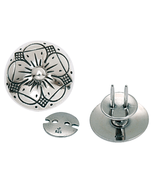 Knapp til kniv 19 mm, oksidert