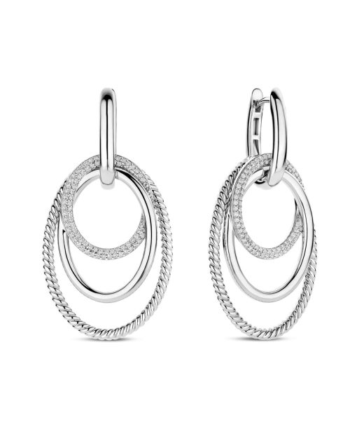 Ti Sento Layered Structure Hoops