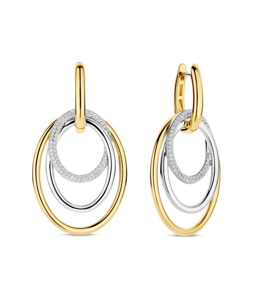 Ti Sento Layered Structure Hoops
