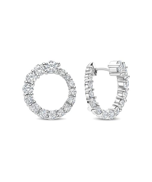 Ti Sento Twisted Zirconia Earrings