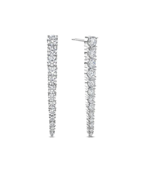 Ti Sento Long Zirconia Earrings 40mm