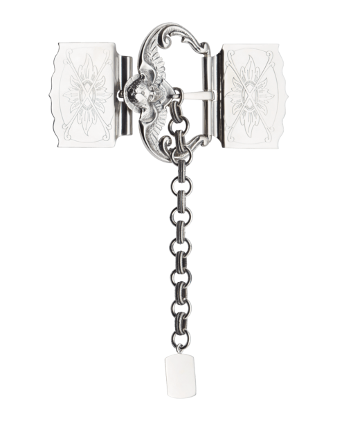 Sprettespenne til stoff/skinnlist, oksidert