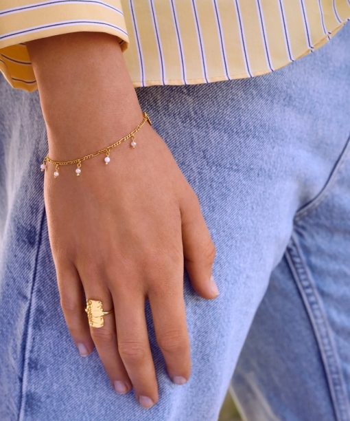 Alternative view of Lula White Armbånd