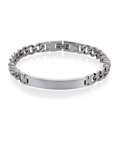 Alexander - Legacy plate armbånd i stål