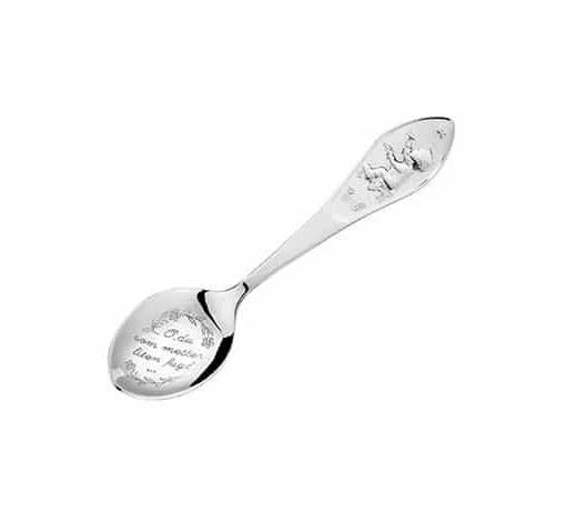 EIK Barn - Du som metter liten fugl Barneskje i sølv, til gutt